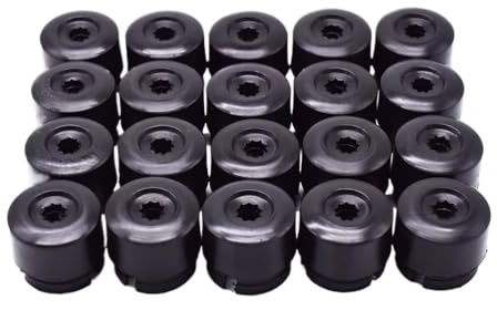 Wheel lug bolts Compatible With VW For Transporter T5 T6 2003-2020 19mm Wheel Nut Bolt Head Cover Caps