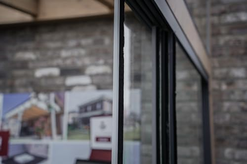 steda Winddichtprofile (250cm) Bürstendichtung für Glasschiebewände, Zugluft Stopper, Abdichtungsprofile in 8 & 10 mm Stärke (3, 8mm Weiß)