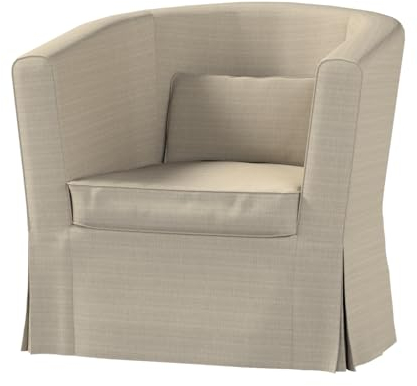 dekoria Ersatz für Bezug für Ektorp Tullsta Sessel Sofahusse passend für Modell Ektorp beige