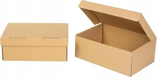 WePack 100 Stück Maxibriefkartons 310x220x120 mm Maxibrief Versand Post Faltschachtel 1-Wellig 400g Braun Postkarton Versandschachtel Paket Päckchen Versandkarton warensendung
