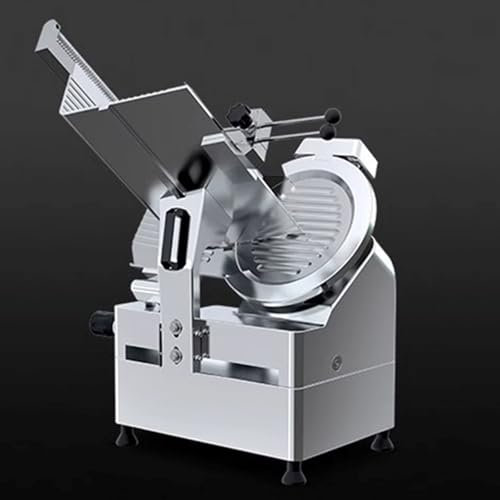 YJFEDCC Rebanadora De Carne Doméstica, Cortadora De Carne Eléctrica Comercial para Rollo De Carne De Res Grasa, Rebanadora De Cordero En Rodajas Completamente Automática