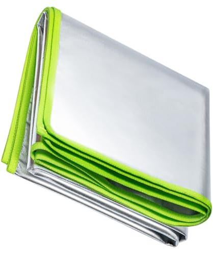 POPETPOP Couverture Ignifuge Pliable en Fibre de Verre pour Barbecue, Coussin Isolant Résistant Feu, Tapis Extérieur Pratique pour Grill et Voiture, Protection Sécurisée