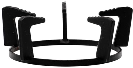 OSALADI Support de Cuisinière à Gaz en Fonte Épaisse Antidérapante Grille Ronde pour Casseroles et Wok Résistant et Stable pour Cuisson Domestique et Professionnelle – Accessoire la