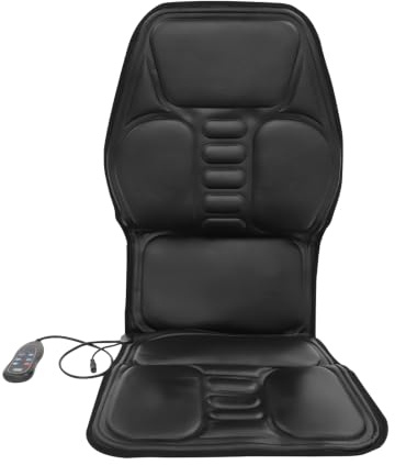 Coussin de siège de massage, housse de siège de massage, appareil de massage du dos réglable