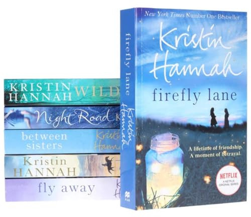 Kristin Hannah 6 Books Collection Set(Firefly Lane, Fly Away, Between Sisters, True Colors, Night Road & Wild)
