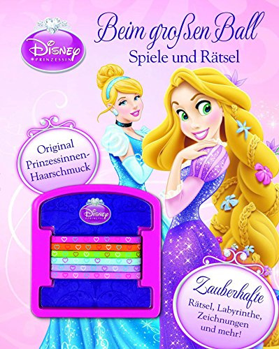 Disney Prinzessinnen Beim großen Ball - Spiele und Rätsel: Mit märchenhaften Haarbändern: Zauberhafte Rätsel, Labyrinthe, Zeichnungen und mehr. Inkl. Original Prinzessinnen-Haarschmuck