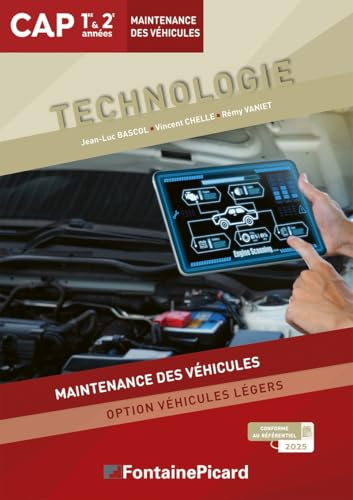 Technologie CAP 1re &2e années Maintenance des véhicules Option véhicules légers