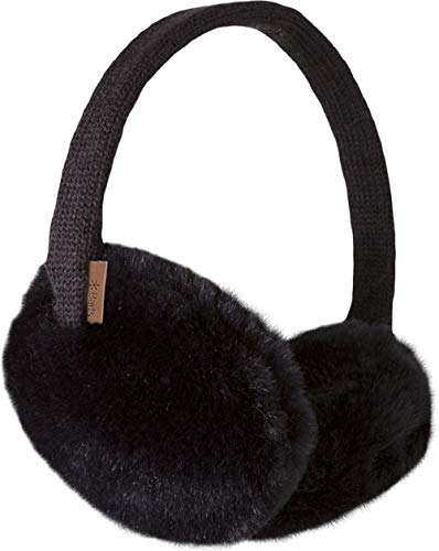 Barts Damen Plush Earmuffs Fäustlinge, Schwarz (BLACK 0001), One size (Herstellergröße: UNI)