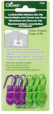 Clover 3165 Maschenmarker verschließbar mit Kla mmer