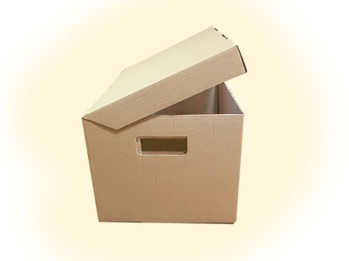 Globe Packaging GP 5 x QUALITY HIGH GRADE A4 ARCHIVE STORAGE CARDBOARD BOXES, 15x12x9 (395x310x255mm)