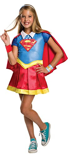 Supergirl - Disfraz Infantil Deluxe, M (Rubie'S Spain 620714-M)