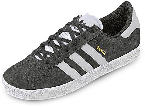 adidas Gazelle, Herren Gymnastikschuhe, Grau (DGH Solid Grey/White/Gold Met.), 40 2/3 EU