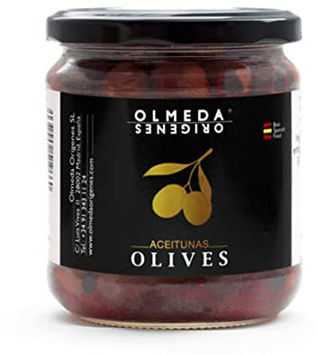 OLMEDA ORÍGENES - Aceitunas Cuquillo sin hueso (Tarro cristal 370 gr)