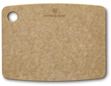 Victorinox Schneidebrett, Klingenschonend, Spülmaschinenfest, XS, Braun | 20.3 x 15.2 x 0.6, Robustes Hackbrett aus Papierverbundstoff, Ideal zum Schneiden und Hacken sowie zum Servieren von Speisen