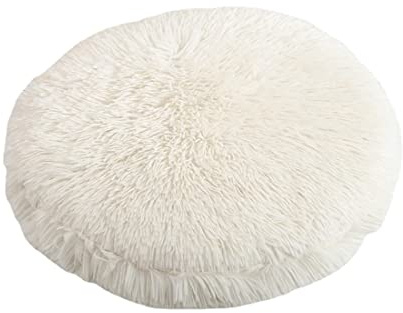 RICHRAIN Katzenkissen Rund,PlüSchkissen Katzen Hunde, Rund, Warme Matte | Größe S: 40 cm