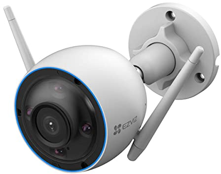 EZVIZ H6c Intelligente Schwenk/Neige WLAN Überwachungskamera mit 360°- Panoramablick, Zwei-Wege-Audio, Bewegungserkennung mit Automatische Verfolgung, Nachtsicht (bis zu 10 m)