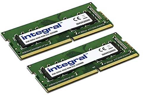 Integral 32GB(2x 16GB) DDR4 RAM 3200MHz SODIMM Kit de memoria para laptop, notebook, MacBook