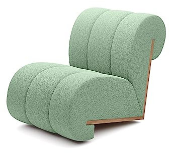 DomiMeble moderner Sessel “Mona” einzigartiges Design, Relaxsessel für Wohnzimmer Loungesessel Stuhl Polstersessel Lesesessel Ohrensessel (Catch Me 13)