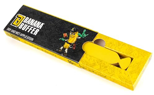 THE WRAP INSTITUTE - Banana Buffer - 10 Pack - 4 Squeegee Buffers (Wet/Dry Vinyl/PPF Applications)