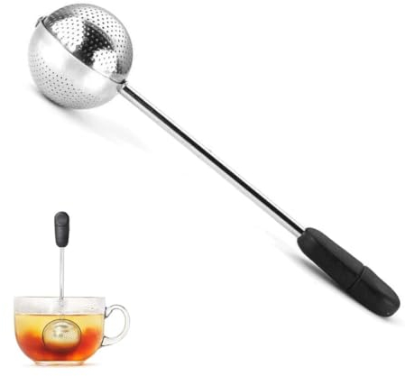 Infusor de té | Cuchara colador de té de acero inoxidable | Mango ergonómico | Filtro de té innovador y inteligente