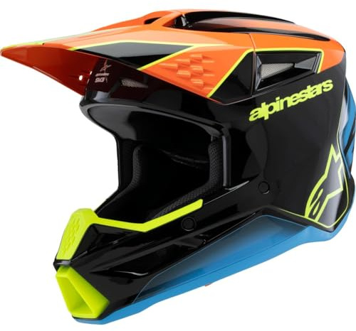 Alpinestars Kids Motocross-Helm S-M3 Schwarz Gr. L