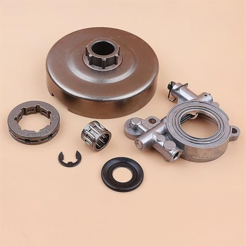 LALAL Kit de pompe à huile à tambour d'embrayage 3/8 , for CS 2166 2172 2071 2165 2163 2063 2065 motosierra essence, tronçonneuses, outils électriques