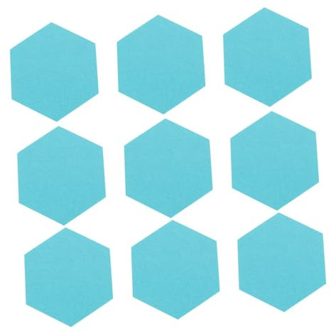 SHOWERORO Sechseckige Filz Pinnwand Selbstklebend Memoboard Für Zuhause Büro Tafel Ohne Löcher