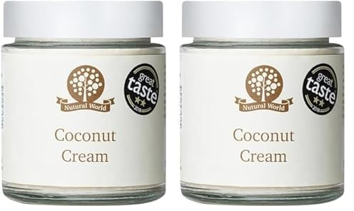 Nutural World - Coconut Cream (170g) Great Taste Award winner (Pack of 2)