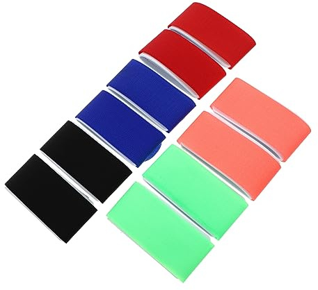 MUELODSIC 5pares Fijaciones De Snowboard Correas De Nailon Coloridas De Bandas para Esquís y Fijación Exterior Suministros para Esquí