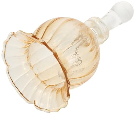 Artibetter Campana de Cristal Decorativa para Comedor Campana Vintage Asa para Recepciones de Bodas para Fiestas y Eventos Especiales