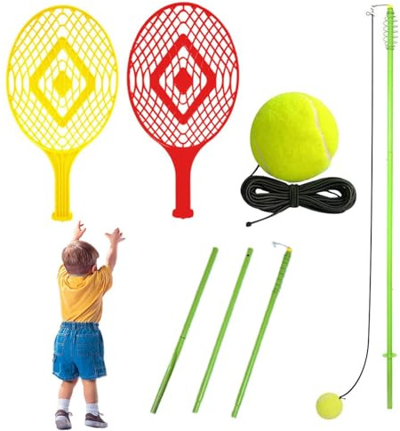 Tennistränare – solo tennisset, fritidssport träningsbas med Kinetics match träffande feedback, swingborr studsare, atletisk kompetensbyggande följeslagare, strokes träningsverktyg för banspel