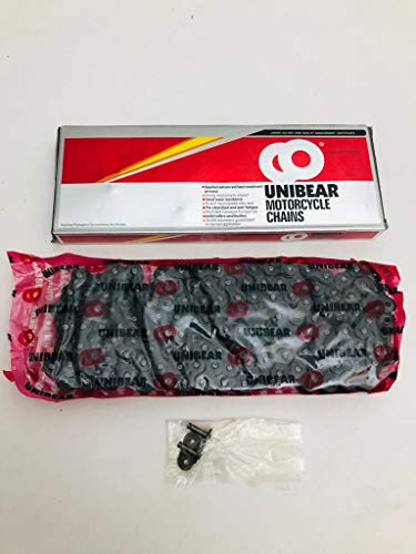 Ketten für Motorrad 415H 140 MAGLIE SCHWARZ CHAIN 415H 140 LINKS BLACK, Kettenglieder, Kettenglied