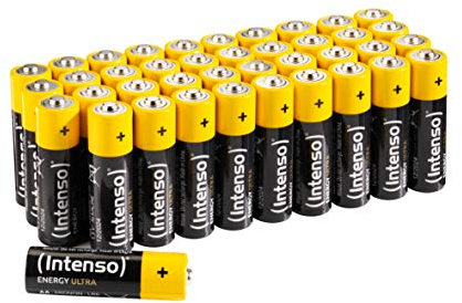 Intenso Energy Ultra AA Mignon LR6 Alkaline Batterien, Silber, (40Stück )