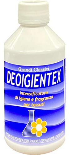 Rampi Deo Igientex Intensity Essenza Bucato Igienizzante Concentrato Lavatrice Intensifica Profumo Lunga Durata Fragranza Tessuti e Superfici 250 ml