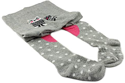Yo!Club Baby Girls/Girls Anti Slip Cotton Crawling Tights T42 - RA 25 BW ABS 80/86