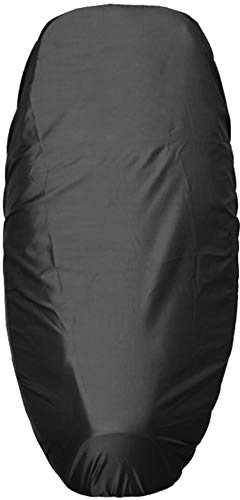 Modengzhe Waterproof Motorcycle Seat Cover, Rainproof & Dustproof, 25 x 13 inches Fit for Small-Size Motorcycle Moped Scooter, Black Size L