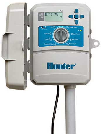 HUNTER X2-600 6-Station Sprinkler Timer Controller w/Plug Wi-Fi Ready
