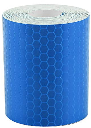 Keenso Reflective Tape Aufkleber, 5 cm x 3 m Sicherheitsklebeband, Universal Safety Reflective Warning Lighting Aufkleber, für Fahrrad & Auto, Boot, Anhänger