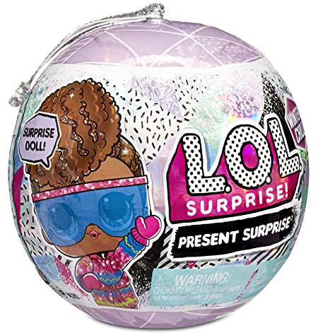 L.O.L. Surprise! Winter Chill Puppen - Mit 8 Überraschungen - Glitzernde Puppe, Outfit & Accessoires zum Sammeln - 2-in-1 Verpackung als Weihnachtsdeko und Mehr - Geschenk für Kinder ab 4 Jahren