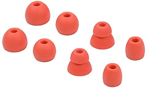 Replacement Eartips Silicone Earbuds Buds Set for Powerbeats Pro Beats Wireless Earphone Headphones,4 Pair (Red)