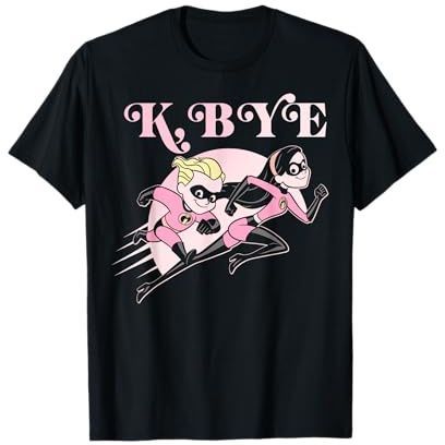 Disney Pixar Incredibles Violet & Dash K Bye Camiseta