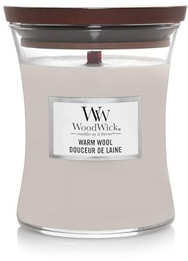 WoodWick WW 1725452E - Bicchiere in vetro caldo, 9,9 cm x 9,9 cm x 11,4 cm