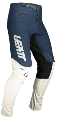 Leatt MTB Gravity 4.0 Pantalon de vélo pour Enfants, Bleu/Blanc, M