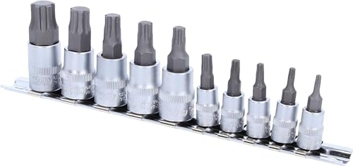 KS TOOLS 1/4'+3/8' Bit-Stecknuss-Satz TorxPlus, 10-tlg, IP10-IP60 (911.3140)