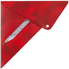 Aristo AR18100B Set 3in1 - TZ-Dreieck AR1650/2 & Geodreieck AR1552 inkl. Geocover Schutzhülle (Dreiecke mit Tuschenoppen, Geocover mit Lochung und Magnetverschluss) basic