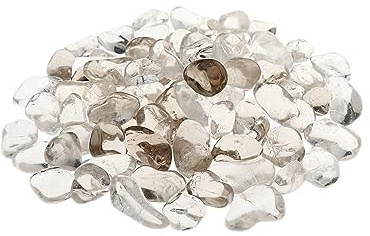 NKlaus 300 g de cristal de roca 15-25 mm piedras curativas Rock Crystal transparente variedad piedra 14680