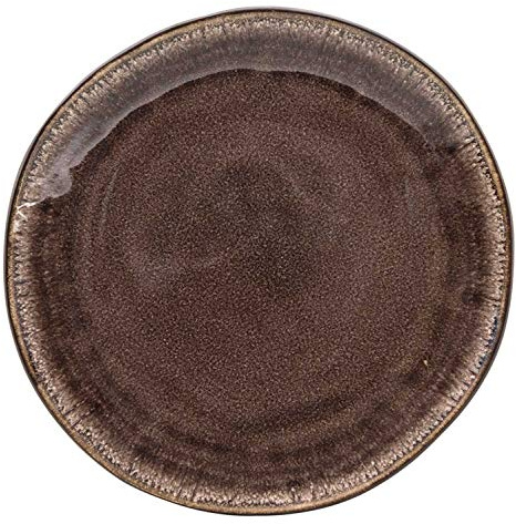 Möbel Jack Dessertteller - Braun - Steingut - glasiert