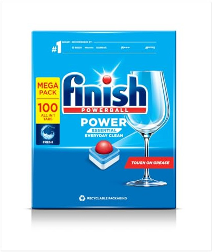 Finish Power Essential Dishwasher Tablets Regular - 100 Tabs