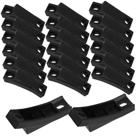 CAXUSD Tappi Pezzi Plastica per 20 di Nera Gambe Sedia | Feltrini X Sedie, Protezioni per Pavimento Gambe Sedia, Antiscivolo e Resistente All'usura