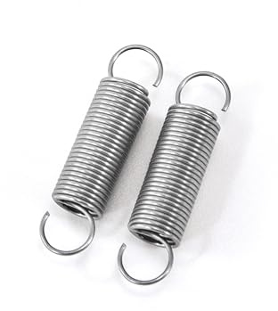 GUNGY Zugfedern mit Haken Edelstahl Zugfeder Spannfeder 20mm Außendurchmesser 5mm Drahtdurchmesser 0,45 mm Maximale Zugkraft 0,33kg 0,45x5x20mm 20 Stück